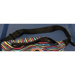 Slurpee Fanny Pack Neon Stripe Waist Bag Y2K Festival Crossbody